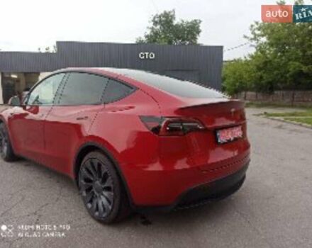 Красный Тесла Model Y, объемом двигателя 0 л и пробегом 74 тыс. км за 23600 $, фото 2 на Automoto.ua
