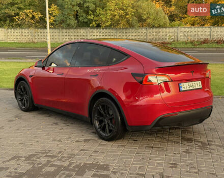 Красный Тесла Model Y, объемом двигателя 0 л и пробегом 60 тыс. км за 25000 $, фото 1 на Automoto.ua