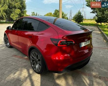 Красный Тесла Model Y, объемом двигателя 0 л и пробегом 191 тыс. км за 21700 $, фото 1 на Automoto.ua