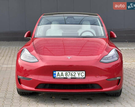 Тесла Model Y 2021 в Киеве на Automoto.ua Красный Тесла Model Y, объемом двигателя 0 л и пробегом 83 тыс. км за 24900 $, фото 2 на Automoto.ua