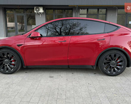 Тесла Model Y 2021 в Львове на Automoto.ua Красный Тесла Model Y, объемом двигателя 0 л и пробегом 55 тыс. км за 27000 $, фото 6 на Automoto.ua