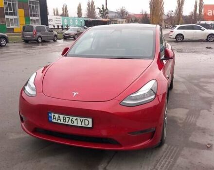 Красный Тесла Model Y, объемом двигателя 0 л и пробегом 150 тыс. км за 25500 $, фото 1 на Automoto.ua