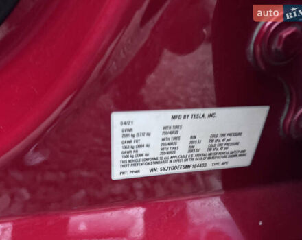 Красный Тесла Model Y, объемом двигателя 0 л и пробегом 85 тыс. км за 23500 $, фото 28 на Automoto.ua