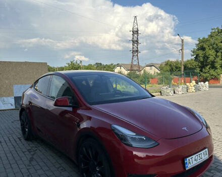 Красный Тесла Model Y, объемом двигателя 0 л и пробегом 57 тыс. км за 26500 $, фото 2 на Automoto.ua
