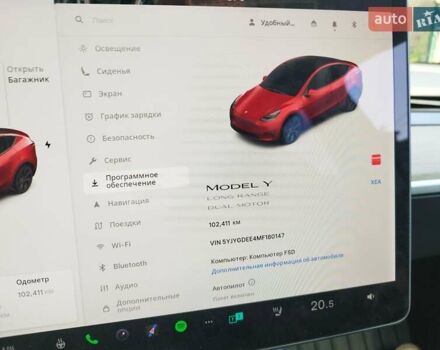 Красный Тесла Model Y, объемом двигателя 0 л и пробегом 102 тыс. км за 22500 $, фото 7 на Automoto.ua