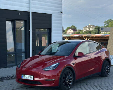 Красный Тесла Model Y, объемом двигателя 0 л и пробегом 57 тыс. км за 26500 $, фото 3 на Automoto.ua