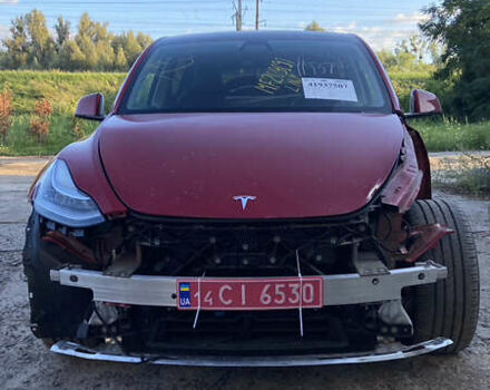 Червоний Тесла Model Y, об'ємом двигуна 0 л та пробігом 91 тис. км за 19000 $, фото 1 на Automoto.ua