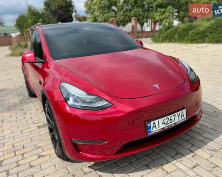 Красный Тесла Model Y, объемом двигателя 0 л и пробегом 78 тыс. км за 23999 $, фото 1 на Automoto.ua