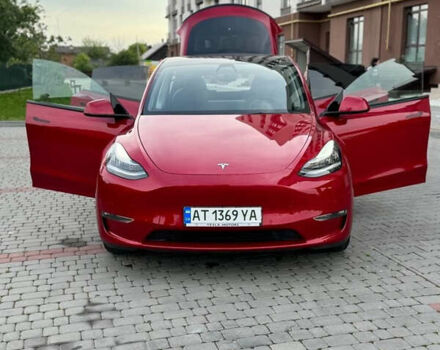 Красный Тесла Model Y, объемом двигателя 0 л и пробегом 38 тыс. км за 28999 $, фото 9 на Automoto.ua