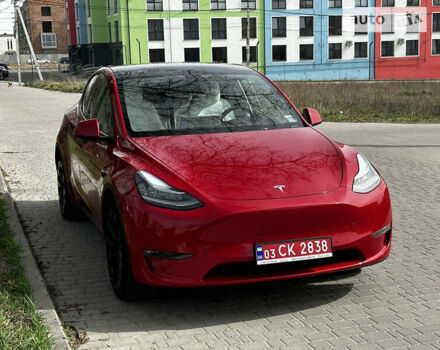 Червоний Тесла Model Y, об'ємом двигуна 0 л та пробігом 41 тис. км за 27000 $, фото 1 на Automoto.ua