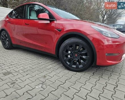 Красный Тесла Model Y, объемом двигателя 0 л и пробегом 54 тыс. км за 32500 $, фото 2 на Automoto.ua