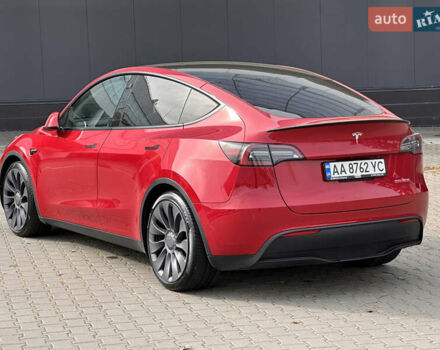 Тесла Model Y 2021 в Киеве на Automoto.ua Красный Тесла Model Y, объемом двигателя 0 л и пробегом 83 тыс. км за 24900 $, фото 7 на Automoto.ua