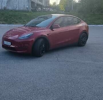 Красный Тесла Model Y, объемом двигателя 0 л и пробегом 103 тыс. км за 26300 $, фото 1 на Automoto.ua
