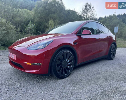 Красный Тесла Model Y, объемом двигателя 0 л и пробегом 40 тыс. км за 29999 $, фото 16 на Automoto.ua