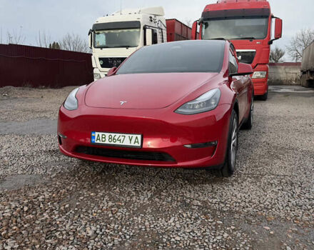 Червоний Тесла Model Y, об'ємом двигуна 0 л та пробігом 43 тис. км за 29500 $, фото 1 на Automoto.ua
