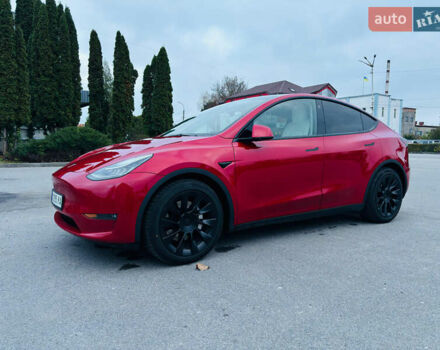 Красный Тесла Model Y, объемом двигателя 0 л и пробегом 78 тыс. км за 24000 $, фото 1 на Automoto.ua