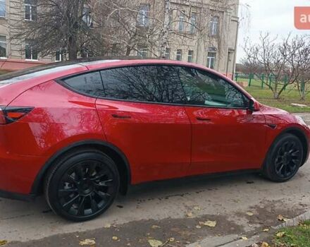 Красный Тесла Model Y, объемом двигателя 0 л и пробегом 51 тыс. км за 27500 $, фото 5 на Automoto.ua