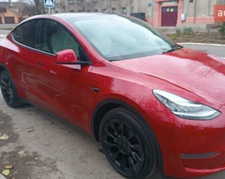 Красный Тесла Model Y, объемом двигателя 0 л и пробегом 51 тыс. км за 27500 $, фото 6 на Automoto.ua