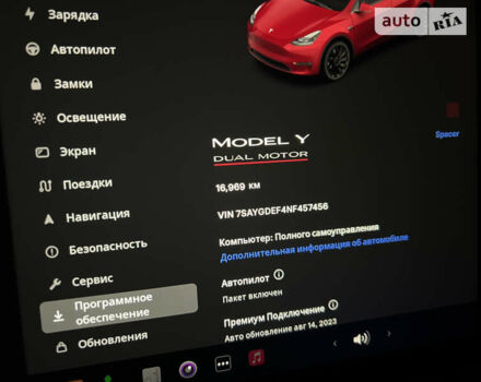 Червоний Тесла Model Y, об'ємом двигуна 0 л та пробігом 17 тис. км за 41500 $, фото 113 на Automoto.ua