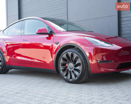 Красный Тесла Model Y, объемом двигателя 0 л и пробегом 6 тыс. км за 26900 $, фото 16 на Automoto.ua