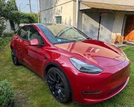 Красный Тесла Model Y, объемом двигателя 0 л и пробегом 85 тыс. км за 20500 $, фото 1 на Automoto.ua
