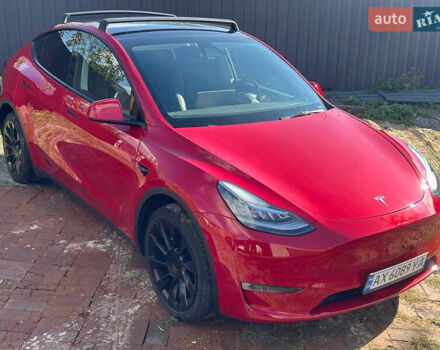 Красный Тесла Model Y, объемом двигателя 0 л и пробегом 44 тыс. км за 24400 $, фото 26 на Automoto.ua