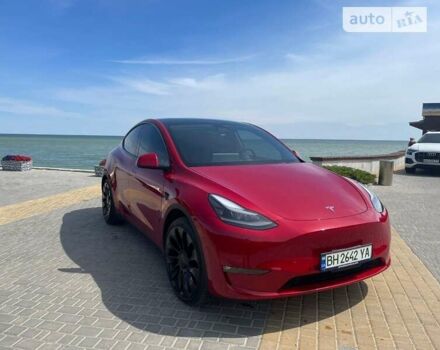 Червоний Тесла Model Y, об'ємом двигуна 0 л та пробігом 9 тис. км за 45700 $, фото 1 на Automoto.ua