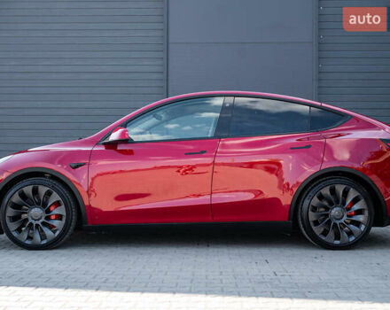 Красный Тесла Model Y, объемом двигателя 0 л и пробегом 6 тыс. км за 26900 $, фото 4 на Automoto.ua