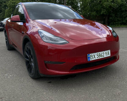 Красный Тесла Model Y, объемом двигателя 0 л и пробегом 69 тыс. км за 26000 $, фото 14 на Automoto.ua