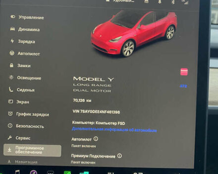Красный Тесла Model Y, объемом двигателя 0 л и пробегом 70 тыс. км за 27300 $, фото 26 на Automoto.ua
