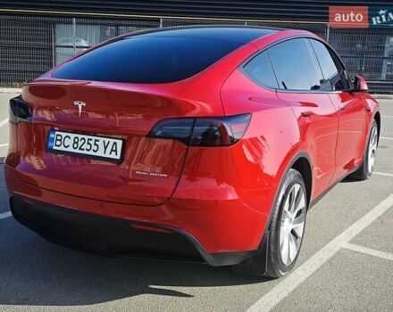 Красный Тесла Model Y, объемом двигателя 0 л и пробегом 54 тыс. км за 27800 $, фото 11 на Automoto.ua