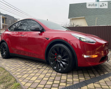 Красный Тесла Model Y, объемом двигателя 0 л и пробегом 17 тыс. км за 41500 $, фото 34 на Automoto.ua