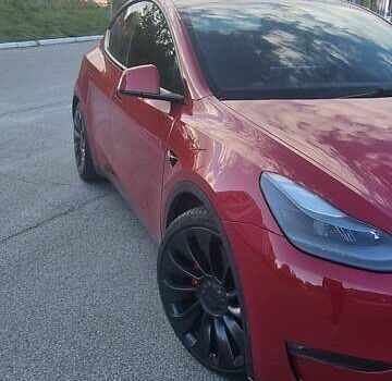 Красный Тесла Model Y, объемом двигателя 0 л и пробегом 103 тыс. км за 26300 $, фото 6 на Automoto.ua