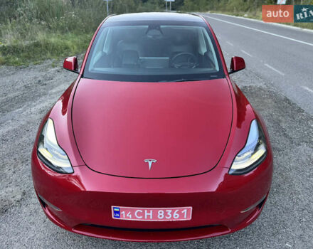 Тесла Model Y 2022 в Львове на Automoto.ua Красный Тесла Model Y, объемом двигателя 0 л и пробегом 45 тыс. км за 30999 $, фото 15 на Automoto.ua