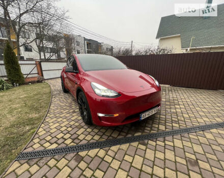 Червоний Тесла Model Y, об'ємом двигуна 0 л та пробігом 17 тис. км за 41500 $, фото 30 на Automoto.ua