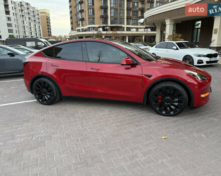 Красный Тесла Model Y, объемом двигателя 0 л и пробегом 41 тыс. км за 25400 $, фото 3 на Automoto.ua