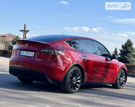 Красный Тесла Model Y, объемом двигателя 0 л и пробегом 9 тыс. км за 43000 $, фото 5 на Automoto.ua