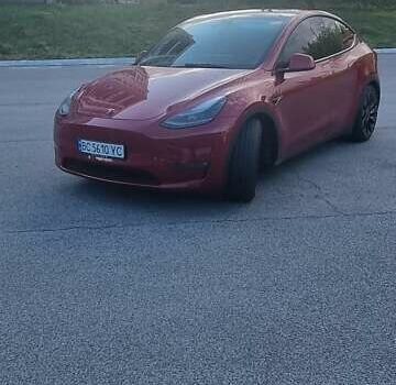 Красный Тесла Model Y, объемом двигателя 0 л и пробегом 108 тыс. км за 25500 $, фото 2 на Automoto.ua