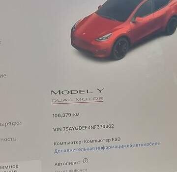 Красный Тесла Model Y, объемом двигателя 0 л и пробегом 103 тыс. км за 26300 $, фото 14 на Automoto.ua