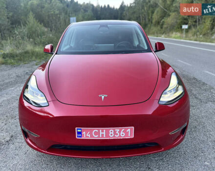 Тесла Model Y 2022 в Львове на Automoto.ua Красный Тесла Model Y, объемом двигателя 0 л и пробегом 45 тыс. км за 30999 $, фото 16 на Automoto.ua