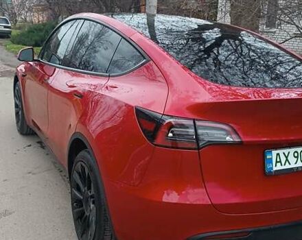 Красный Тесла Model Y, объемом двигателя 0 л и пробегом 51 тыс. км за 27500 $, фото 2 на Automoto.ua