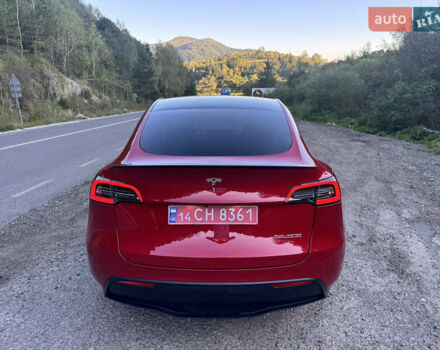 Тесла Model Y 2022 в Львове на Automoto.ua Красный Тесла Model Y, объемом двигателя 0 л и пробегом 45 тыс. км за 30999 $, фото 5 на Automoto.ua