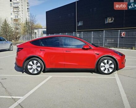 Красный Тесла Model Y, объемом двигателя 0 л и пробегом 54 тыс. км за 27800 $, фото 2 на Automoto.ua