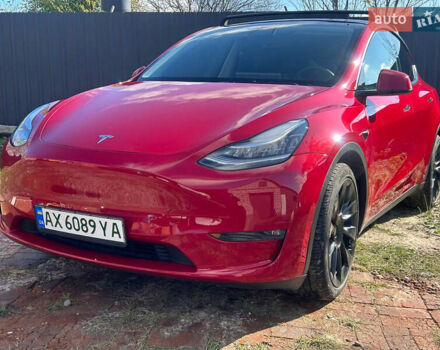 Красный Тесла Model Y, объемом двигателя 0 л и пробегом 44 тыс. км за 24400 $, фото 34 на Automoto.ua