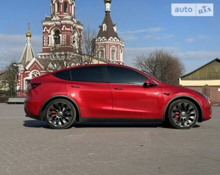 Красный Тесла Model Y, объемом двигателя 0 л и пробегом 9 тыс. км за 43000 $, фото 14 на Automoto.ua