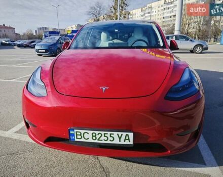 Красный Тесла Model Y, объемом двигателя 0 л и пробегом 54 тыс. км за 27800 $, фото 1 на Automoto.ua
