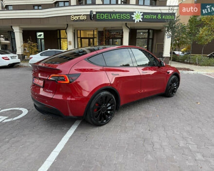 Красный Тесла Model Y, объемом двигателя 0 л и пробегом 41 тыс. км за 25400 $, фото 4 на Automoto.ua