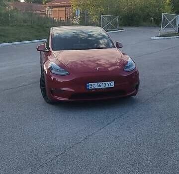 Красный Тесла Model Y, объемом двигателя 0 л и пробегом 103 тыс. км за 26300 $, фото 3 на Automoto.ua