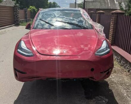 Красный Тесла Model Y, объемом двигателя 0 л и пробегом 50 тыс. км за 27500 $, фото 2 на Automoto.ua