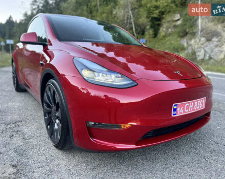 Красный Тесла Model Y, объемом двигателя 0 л и пробегом 40 тыс. км за 29999 $, фото 21 на Automoto.ua